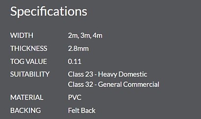 charisma specifications